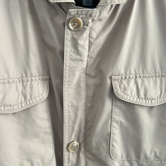 Johnston and Murphy rain coat jacket waterproof zip and button closure - Picture 5 of 12